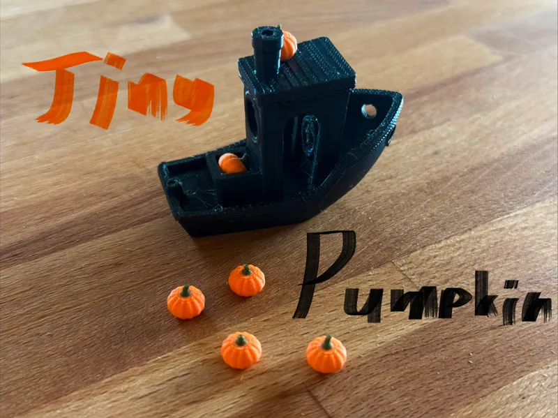 Super Tiny Pumpkin (Benchy for scale)