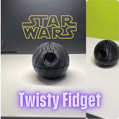 Twisty fidget ball - Death Star!
