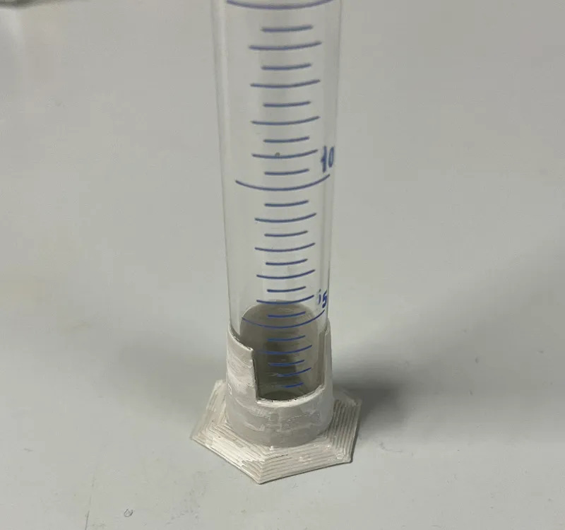 Hexagonal measuring cylinder stand