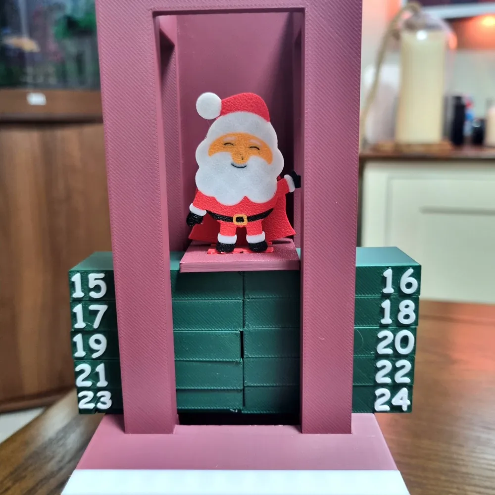 Christmas Advent Calendar - Free 3D Print Model - MakerWorld