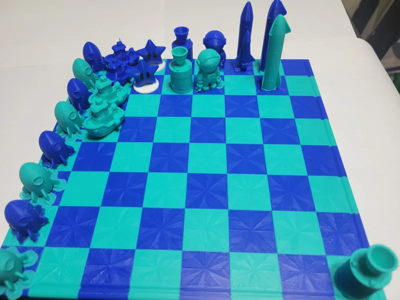 Space Themed Chess set