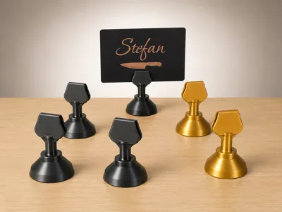 Table card holder - classical design, no support