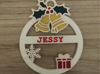 Bola de navidad personalizable