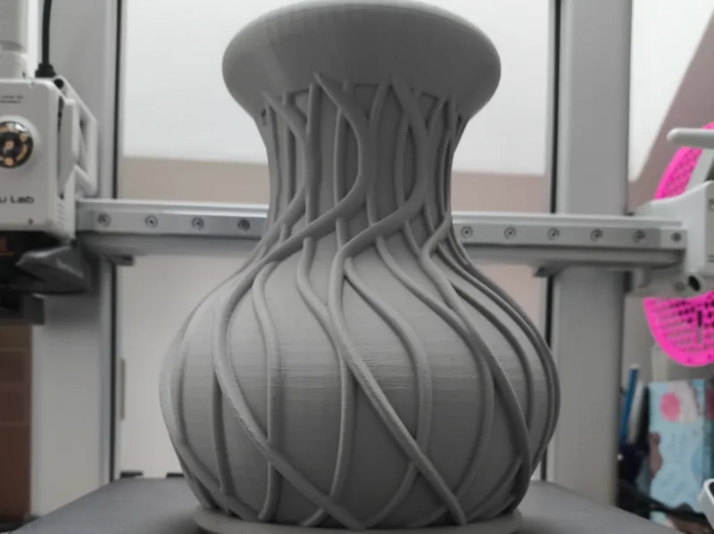 Designer Vase with Vines