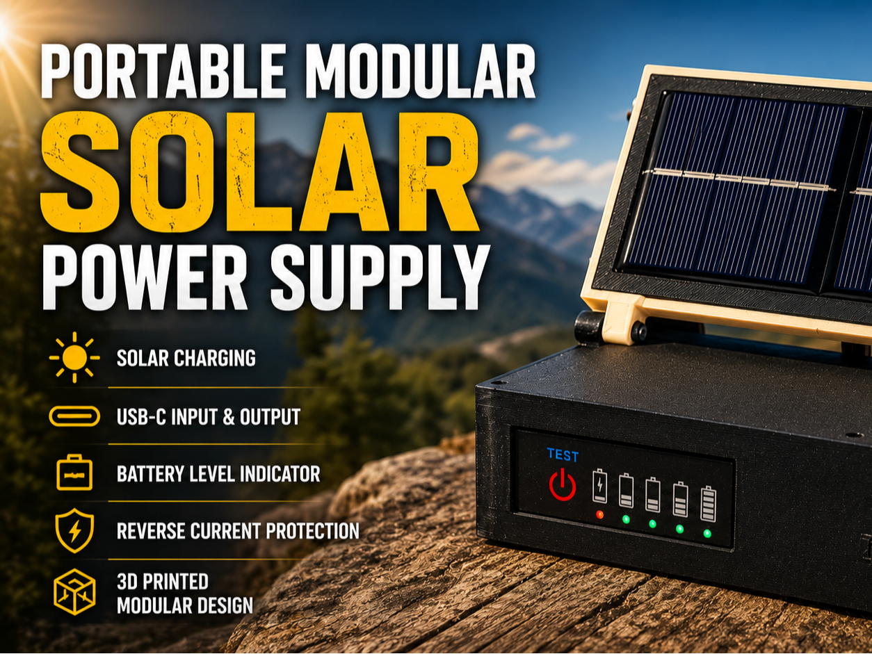 Portable Modular Solar Power Supply