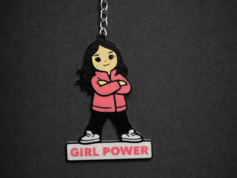 Girlpower keychain