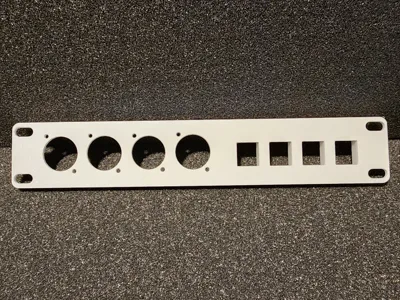 Neutrik D Series and Keystone 10-inch Panel
