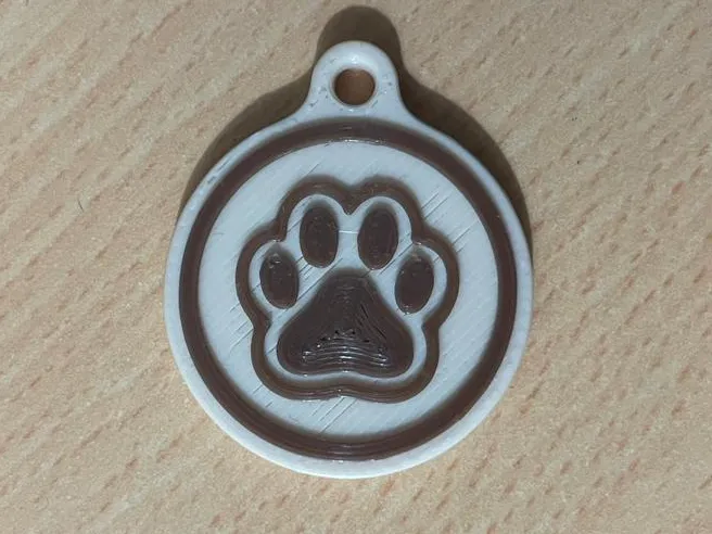 Placa NFC para collar de mascotas
