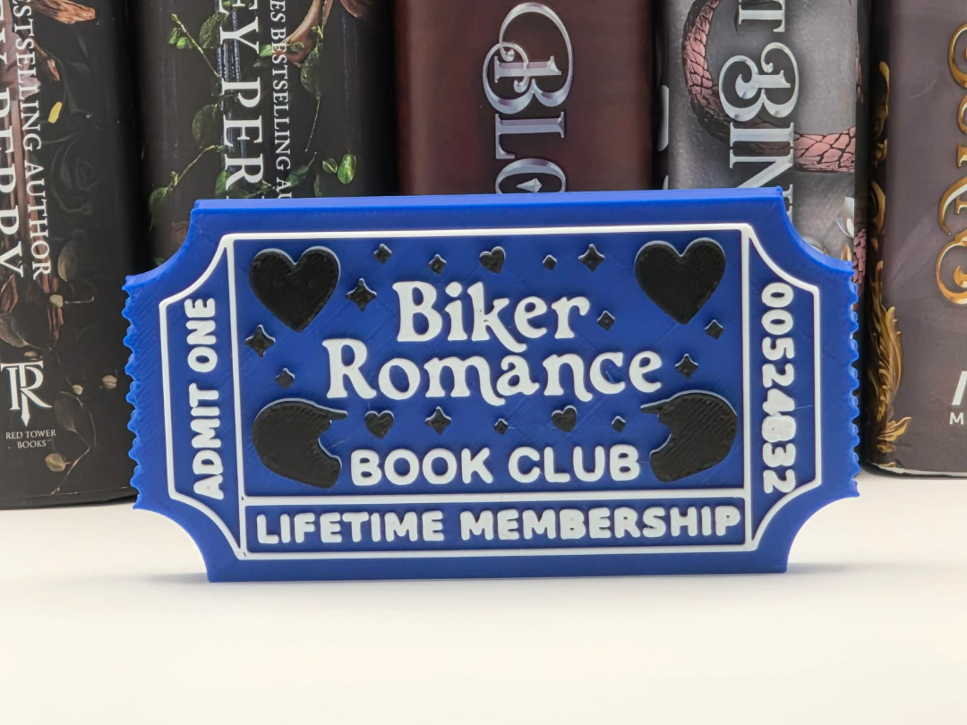 Biker Romance Book Club Ticket