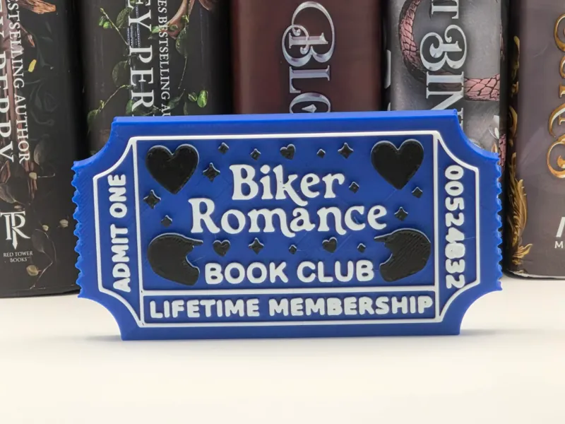 Biker Romance Book Club Ticket