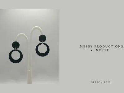 Double Circle Earrings 