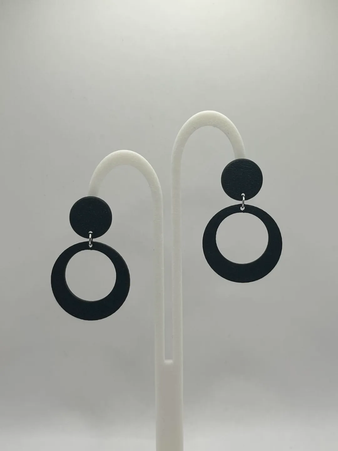 Double Circle Earrings view 2