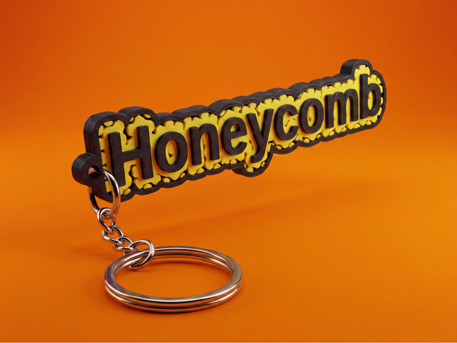 Honeycomb Name Keychain Generator [NO AMS]