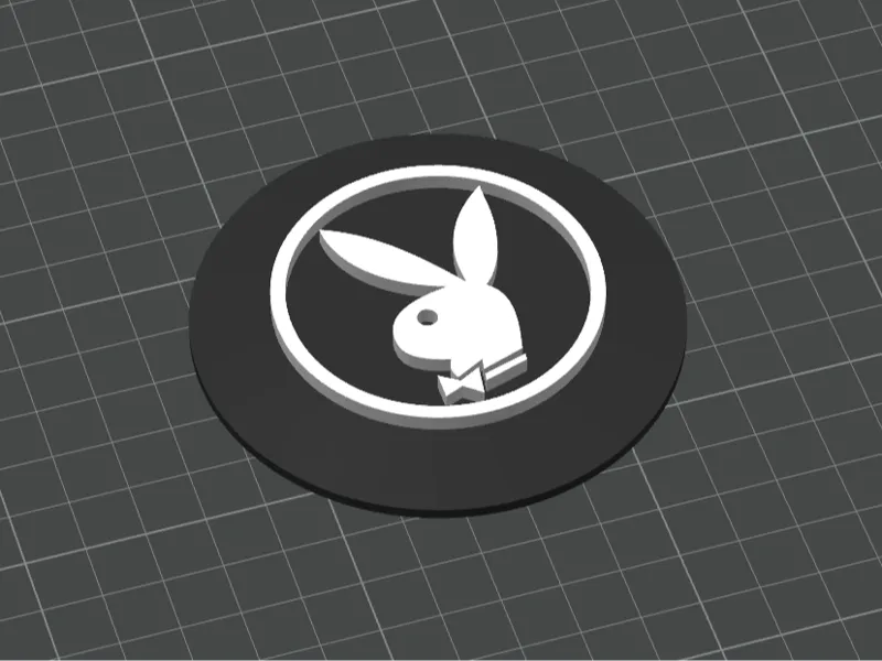 Playboy BMW badge (82mm)