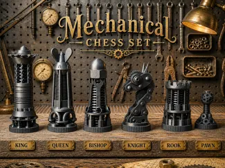 Mechanical Chess Set