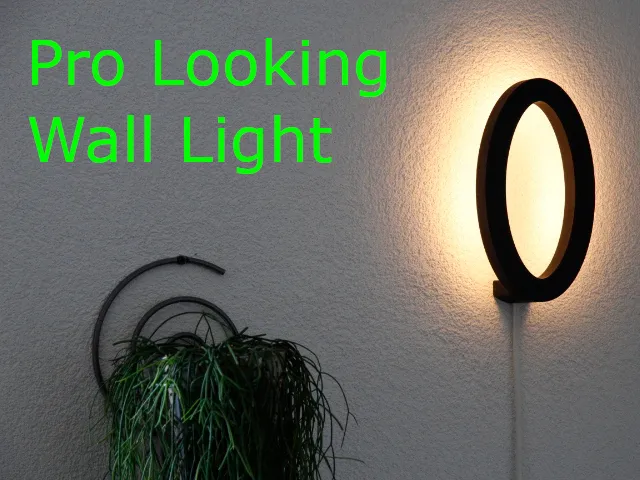 Vertical Ellipse wall Light