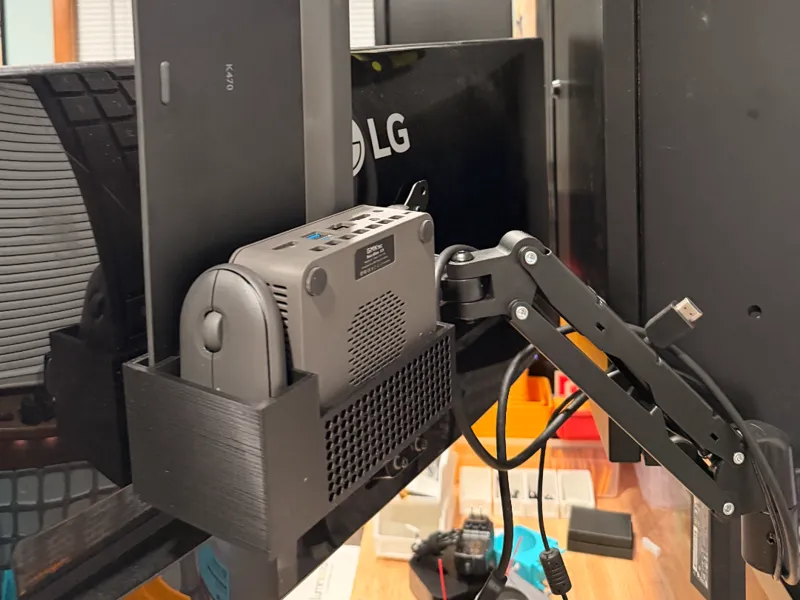 Monitor Mount Caddy for PC & Logi Combo (VESA 75)