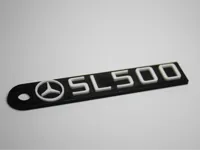 Mercedes trunk badge