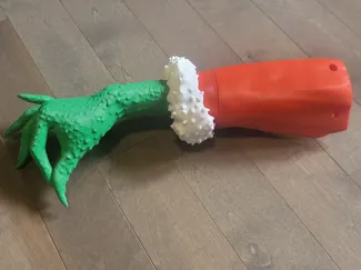 Sneaky Grinch Tree Decoration color version