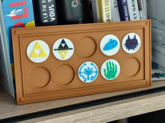 Médailles Jeux Zelda - Tableau des jeux finis
