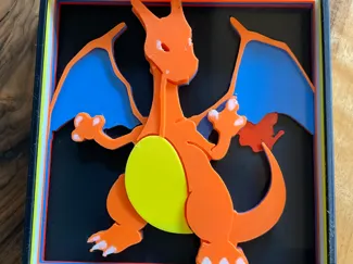 Charizard Shadow Box