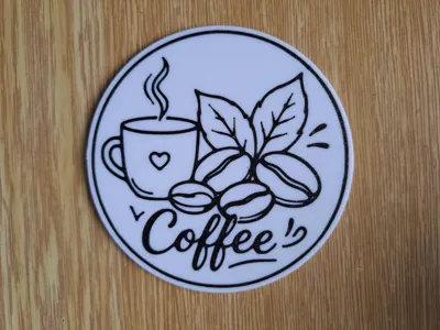 Coffee Bean Coaster #03