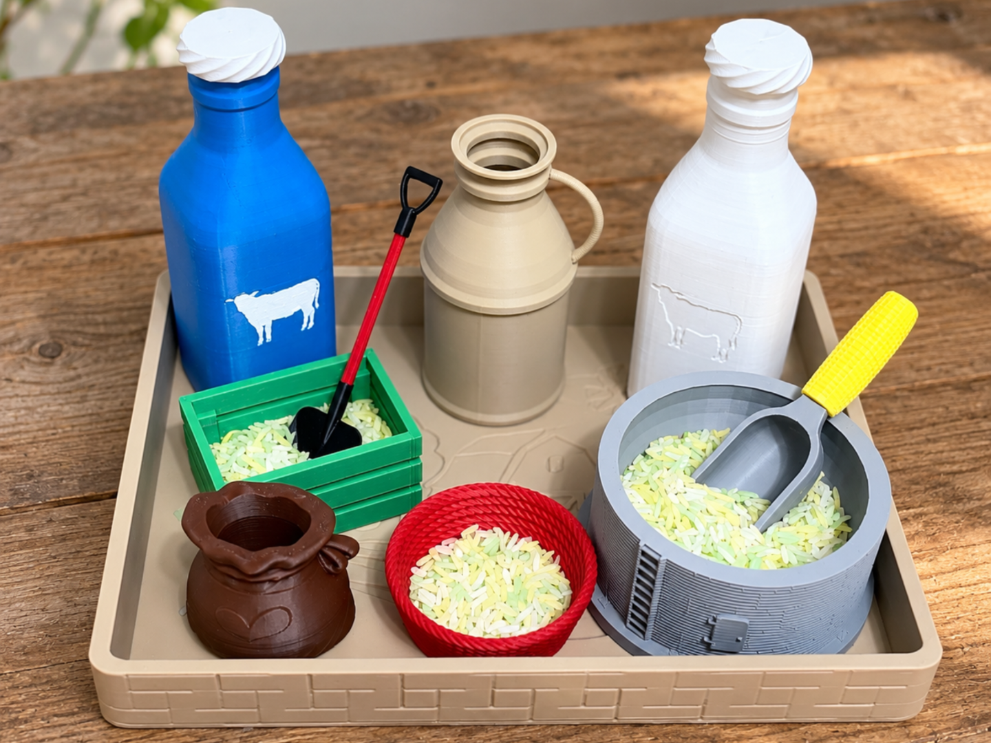 Farm Sensory Play Set – Potion Play Tray - 1