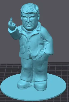 Figurine doigt d'honneur Donald Trump