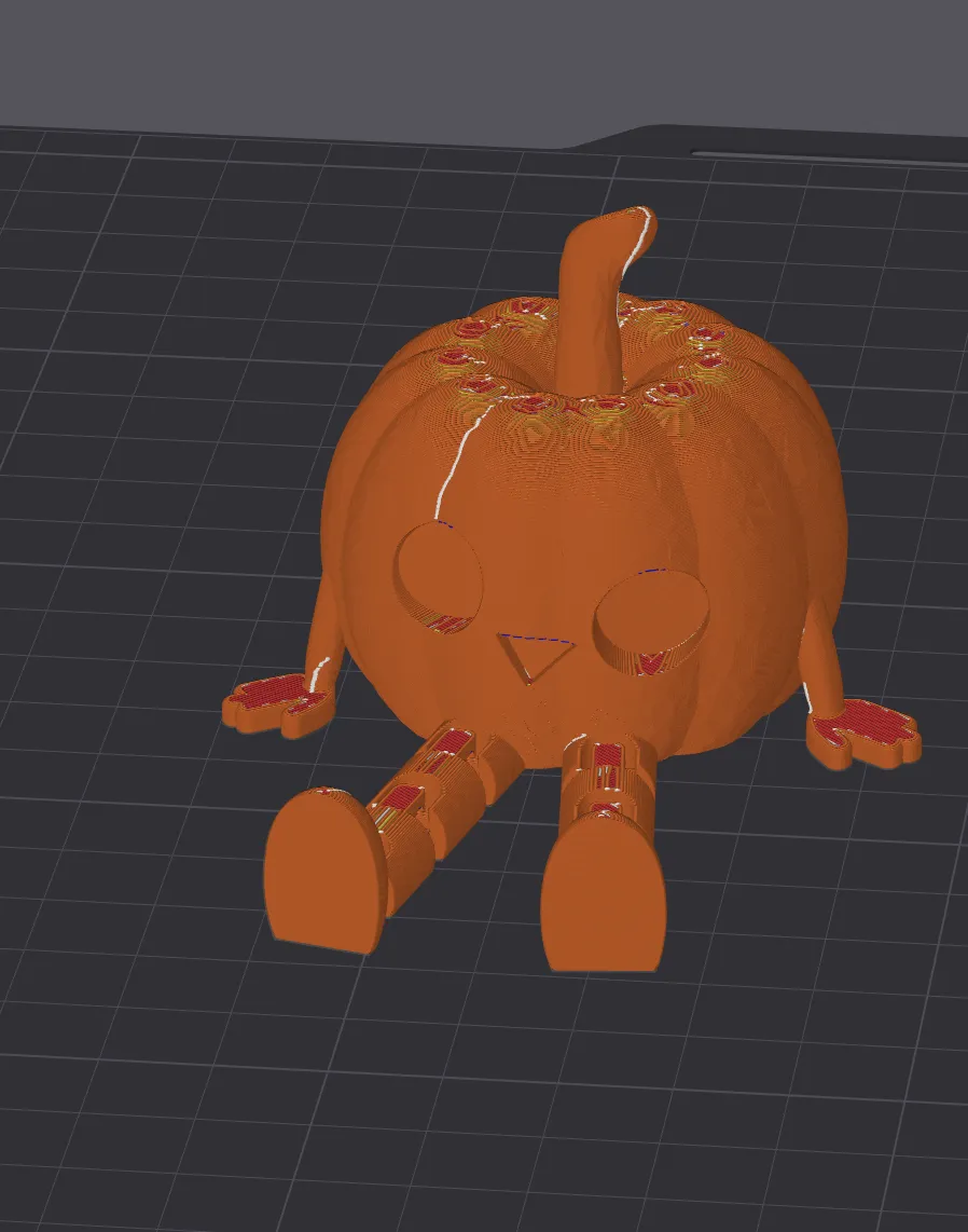 Articulated Silly Pumpkin - Free 3D Print Model - MakerWorld