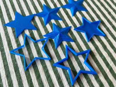 Fun star shapes - Choose, scale and print!