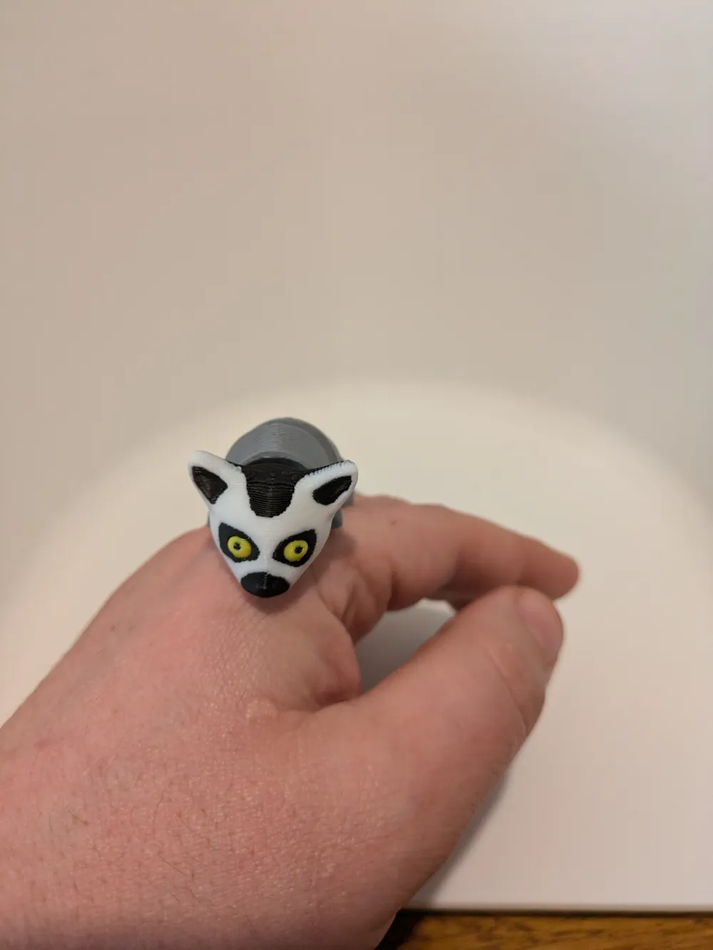 cute baby flexi ring tailed lemur - Free 3D Print Model - MakerWorld