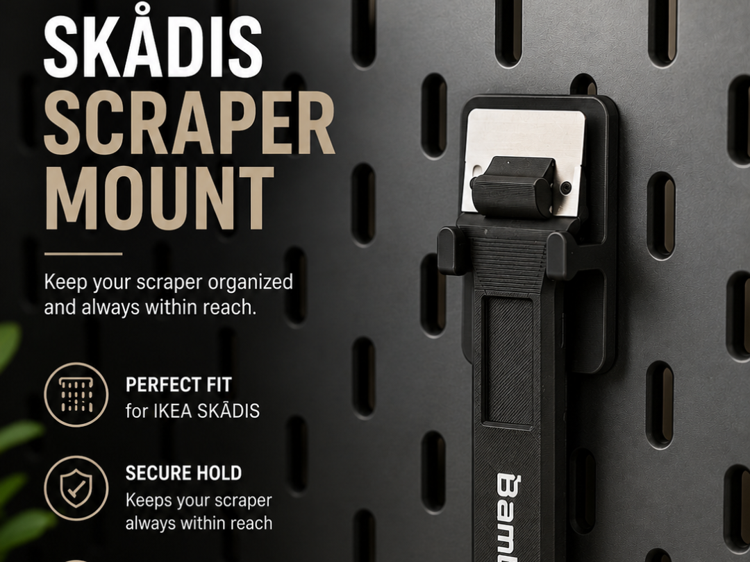 Bambu Lab Scraper Grip Holder for IKEA SKÅDIS