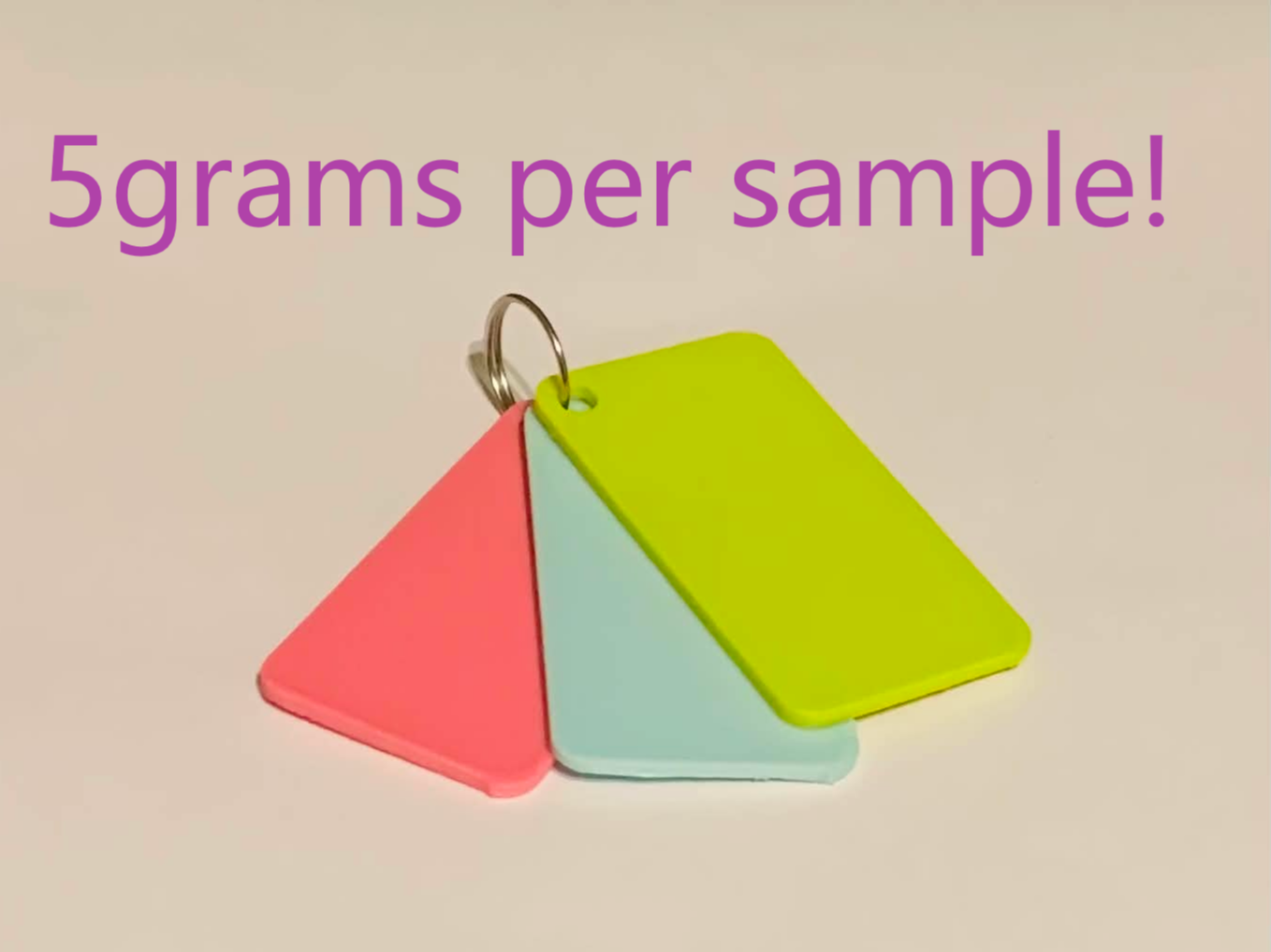 Filament color sample