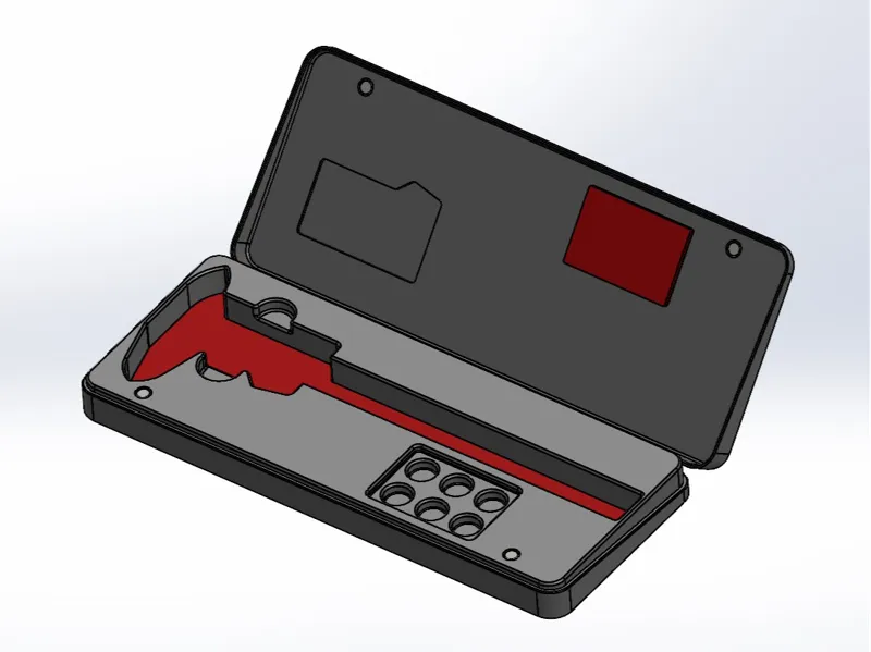 Digital caliper case