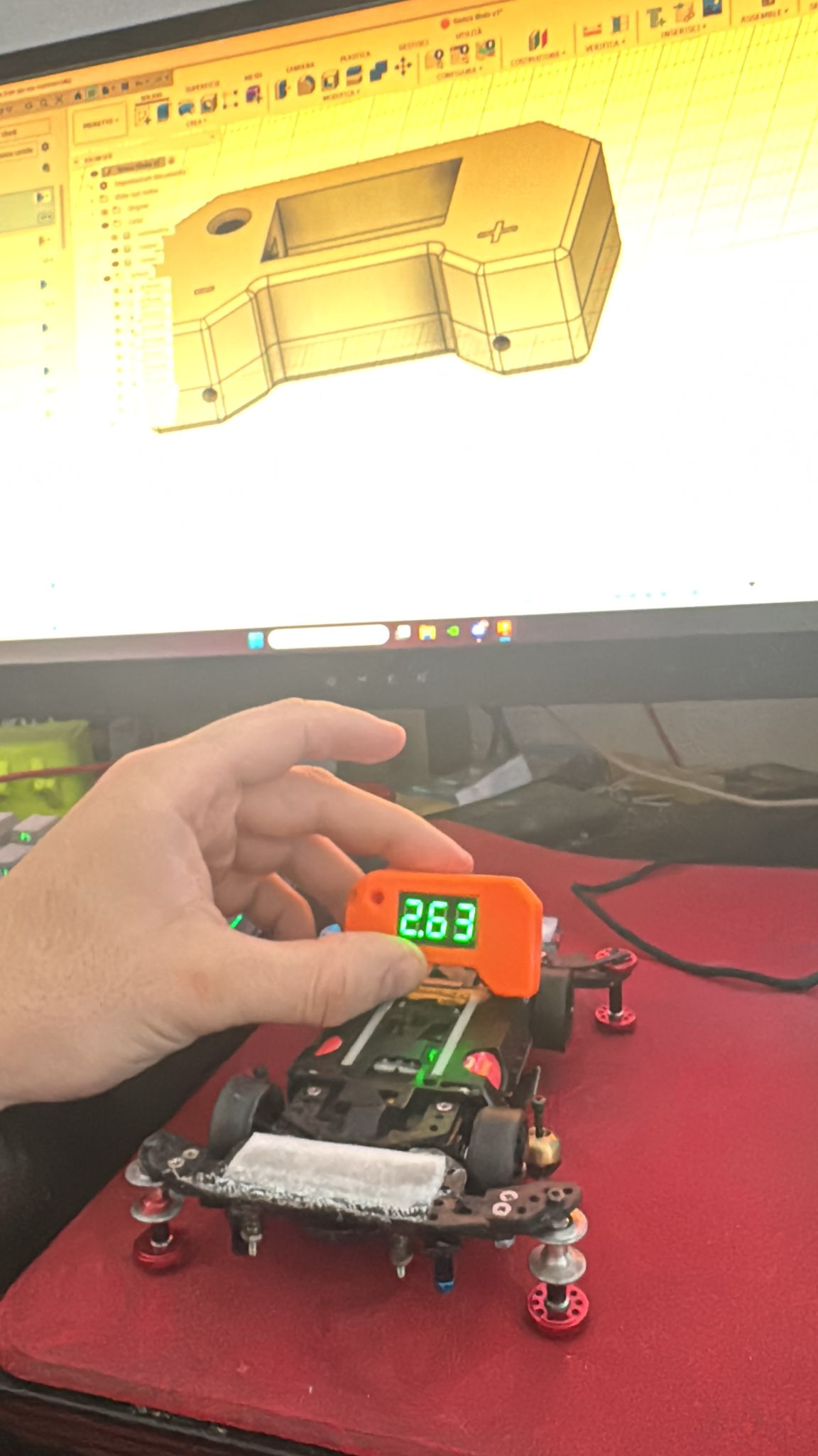 Miniatura 2 do modelo 3D volt metro MS flex