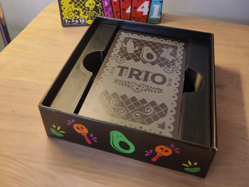 Trio boardgame insert