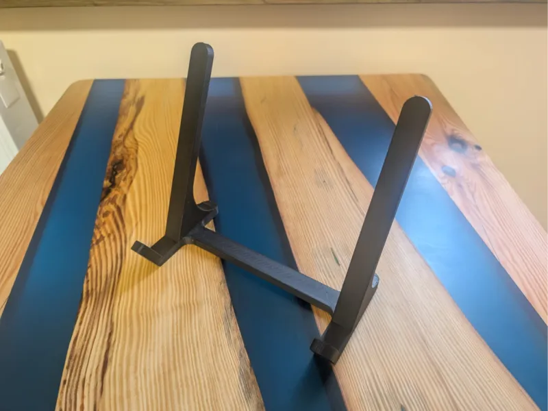 Vertical Laptop Stand – minimalist desktop holder