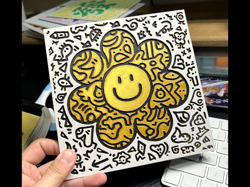 太阳花版画