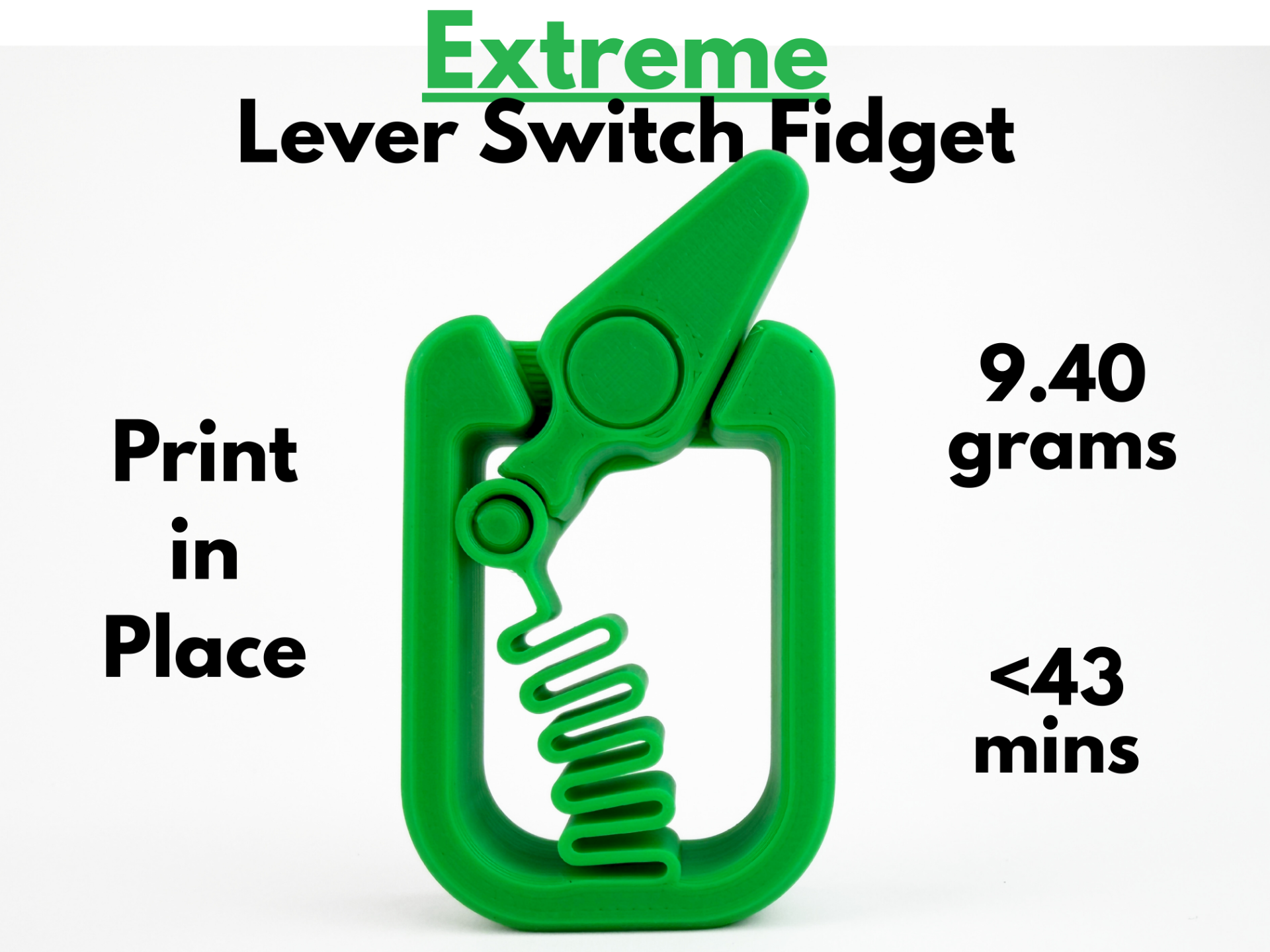 Extreme Lever Switch Fidget (Print in Place)
