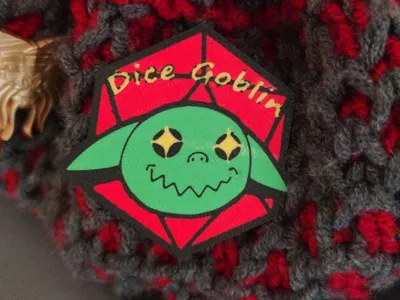 Dice Goblin Pin