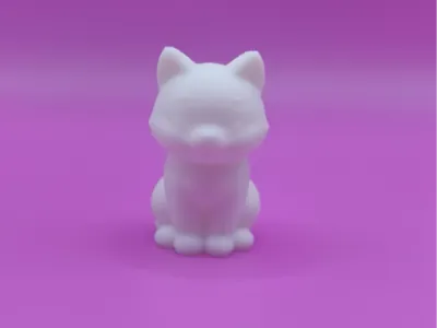 Cute Cat Sculpture