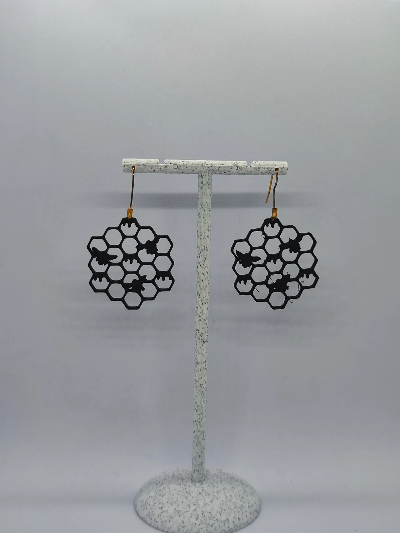 Aretes Siluetas de Colmena view 2