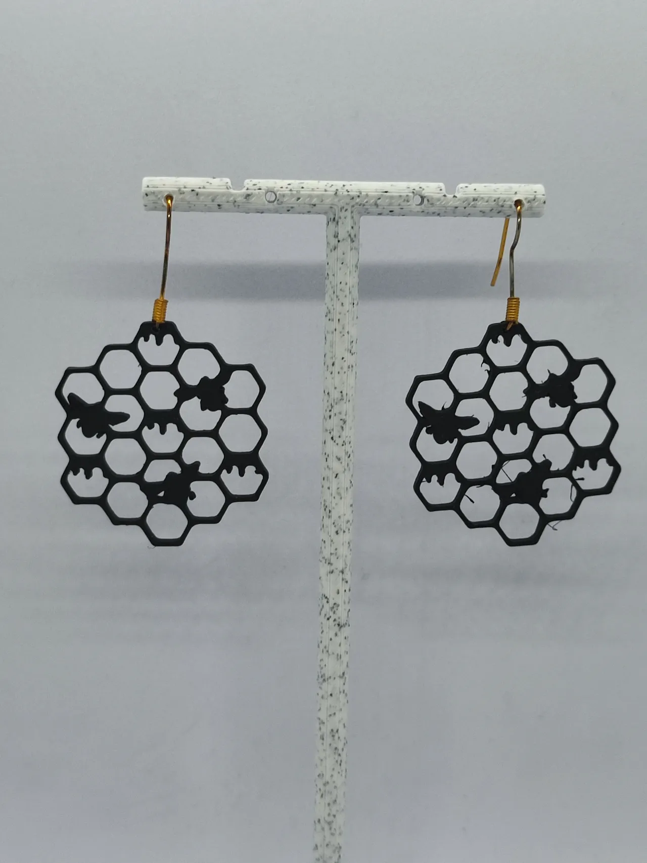 Aretes Siluetas de Colmena view 3