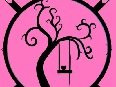 Tree swing pc fan cover