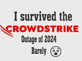 Award for surviving the Crowdstrike outtage 
