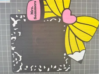 Teacher Post It Note Holder with Name