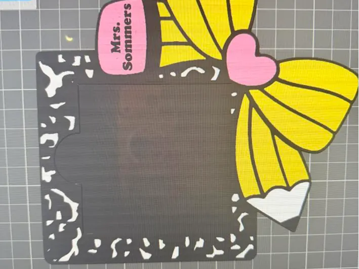 Teacher Post It Note Holder with Name