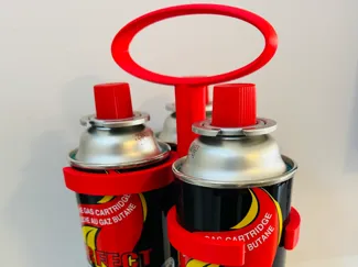 Butane Gas Cartridge Holder With Handle