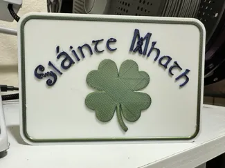 Slainte Mhath sign
