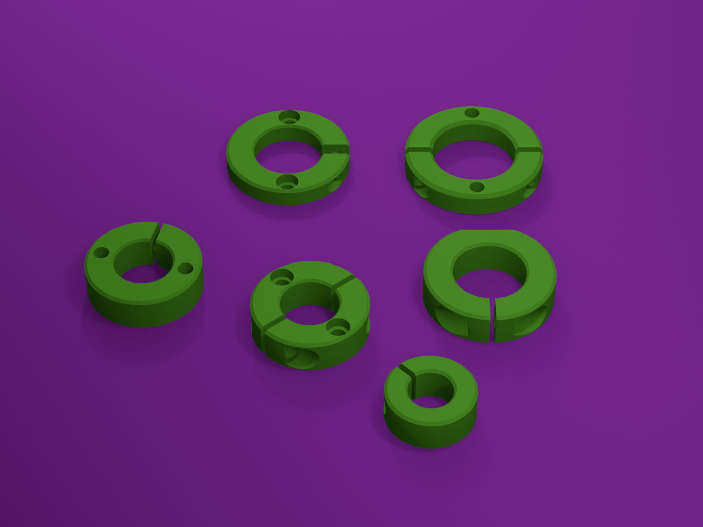 Universal Parametric Split Ring Generator